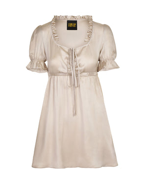 Venus Dress – Silver Silk