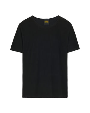 Woven Ribbed Shirt – Black